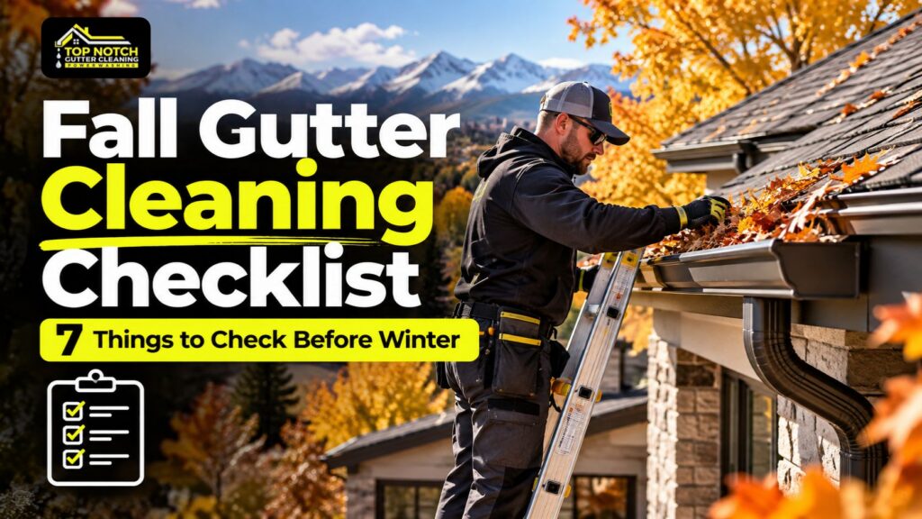 Fall Gutter Cleaning Checklist for Denver Homeowners: 7 Things to Check Before Winter