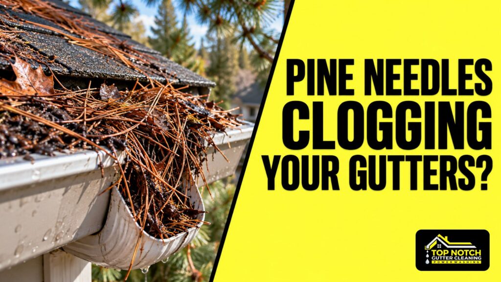 Why Do Pine Needles Clog Gutters So Quickly in Denver?