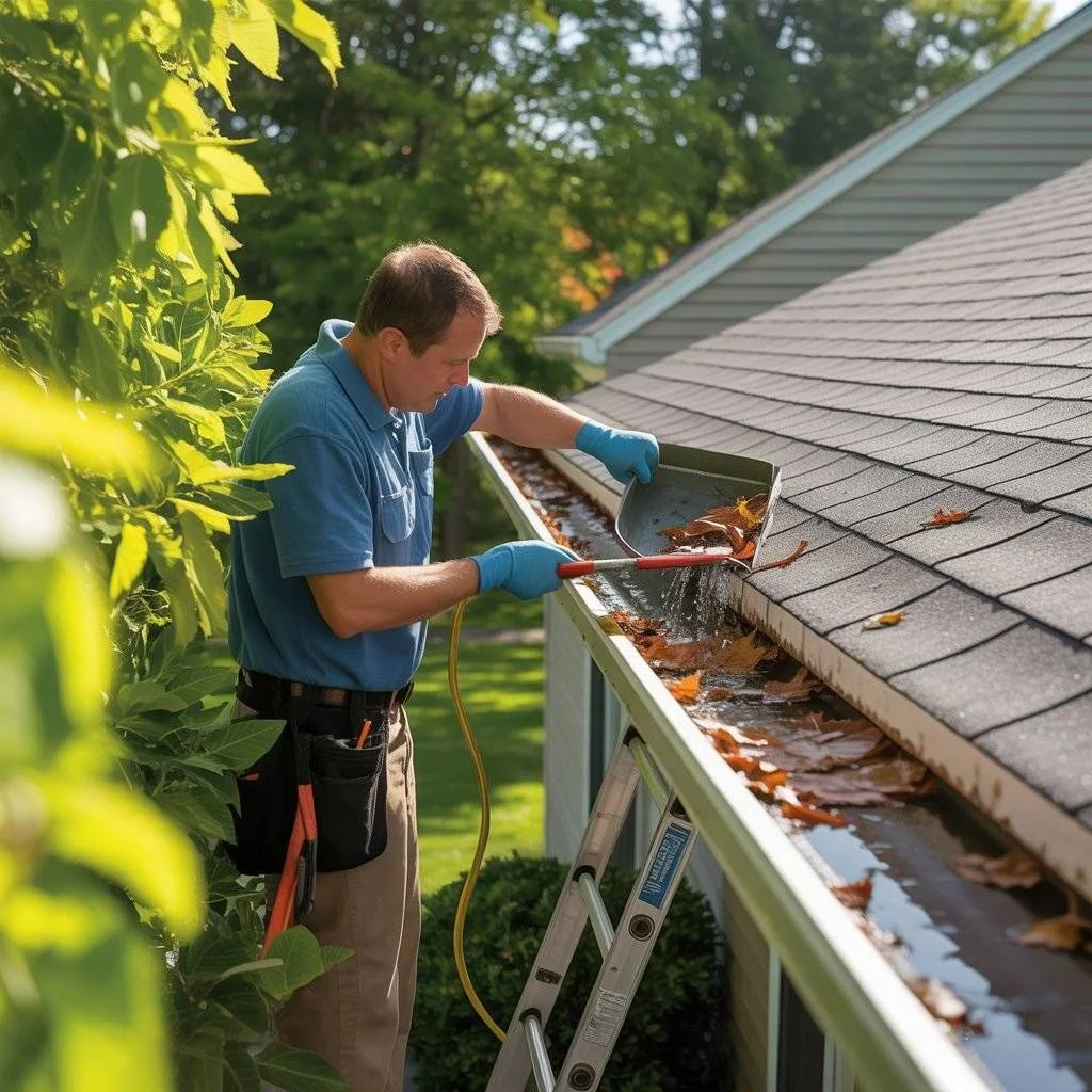 The Trick to Clean Gutters Safely and Effectively